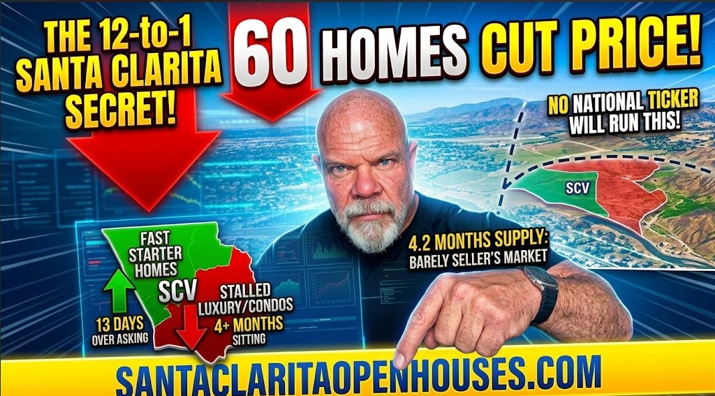 Santa Clarita Housing Market Update: 60 Homes Cut Their Price, Only 5 Raised It (August 24, 2026)